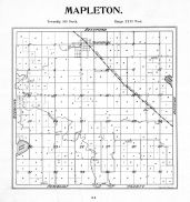 Mapleton Township, Rogers Lake, Lura Lake, Blue Earth County 1895